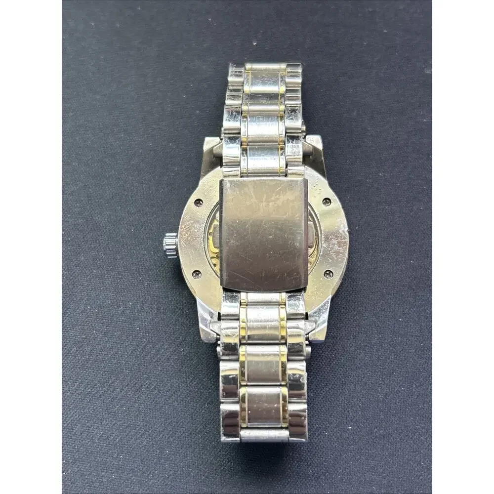 Winner Two Tone Men’s Wind Watch